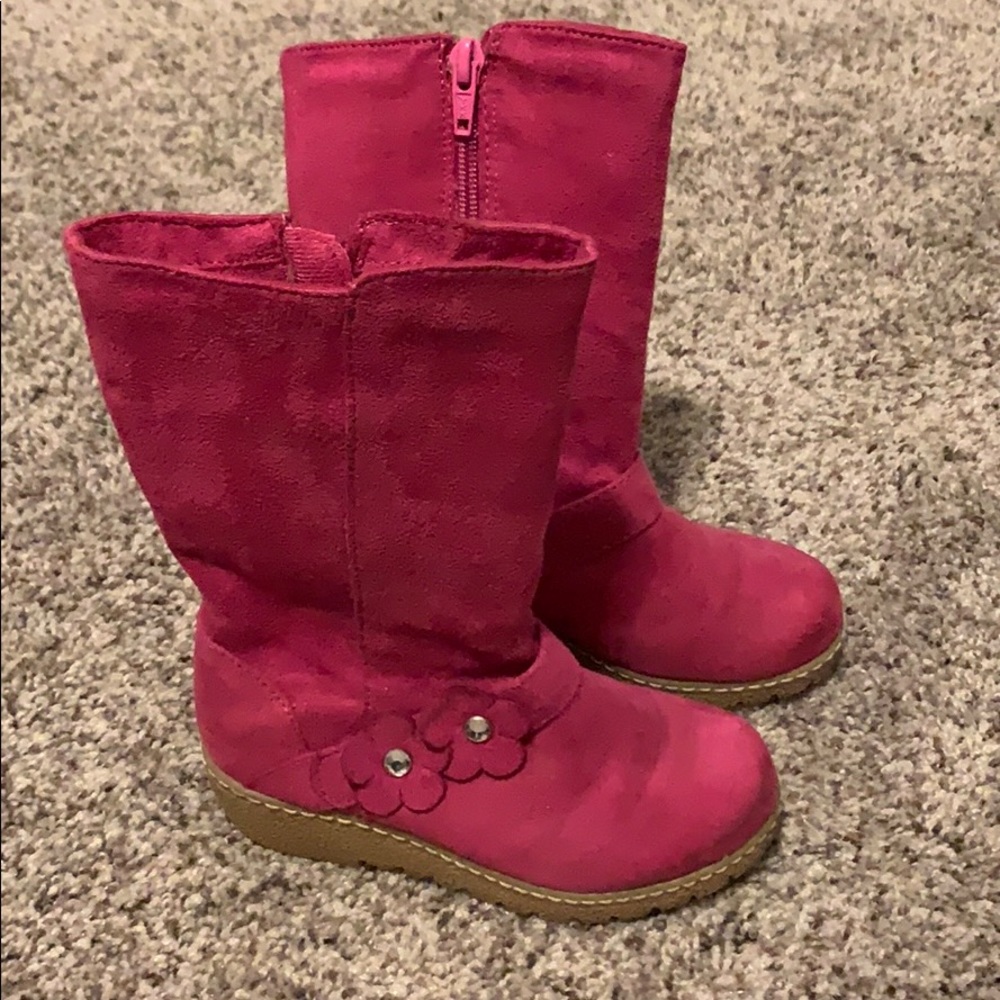 Pink Tall Boots